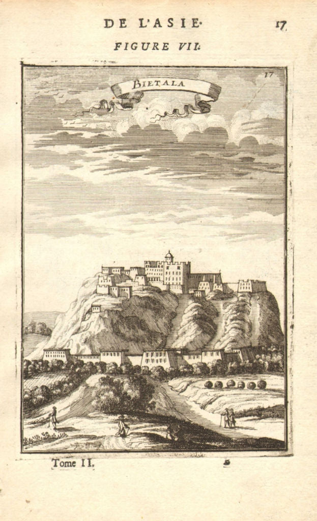 TIBET. Potala Palace, Lhasa. 'Bietala'. Decorative. Buddhism. MALLET 1683